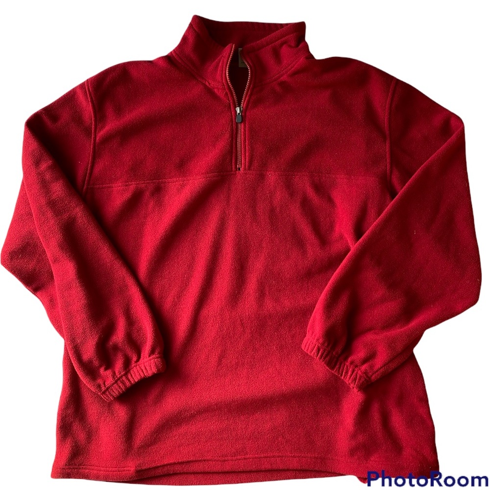 Starting Point Plus Size Maroon Men’s Fleece Pullover. Size XXL Winter Clearance